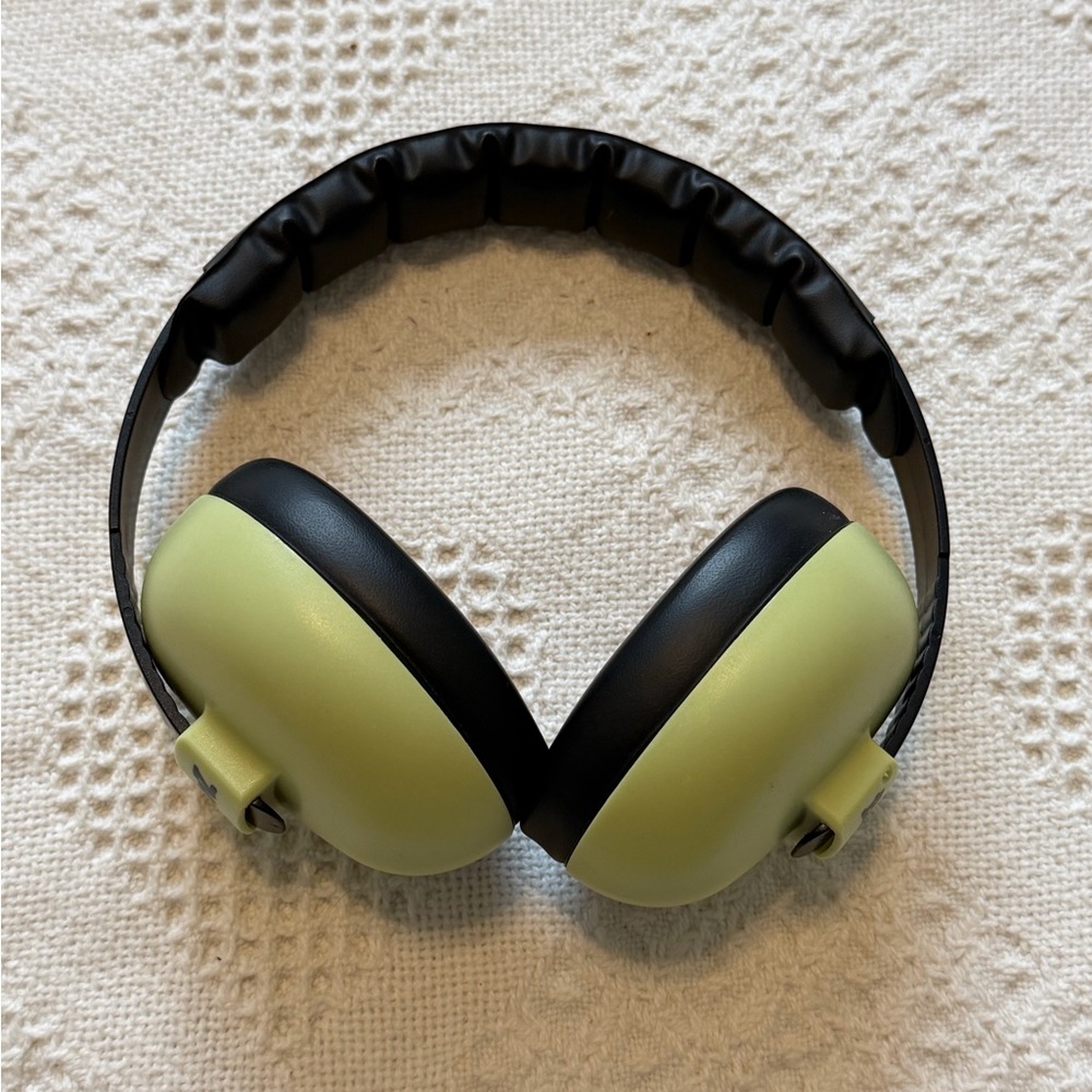 Baby Banz Noise Cancelling Headphones for Toddlers | Green | Adjustable